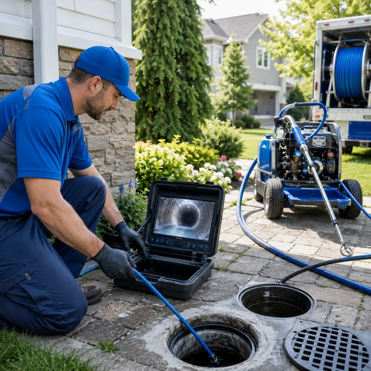 Outdoor drain cleaning professionals serving Milford, ME